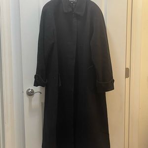 Jones of New York black long coat